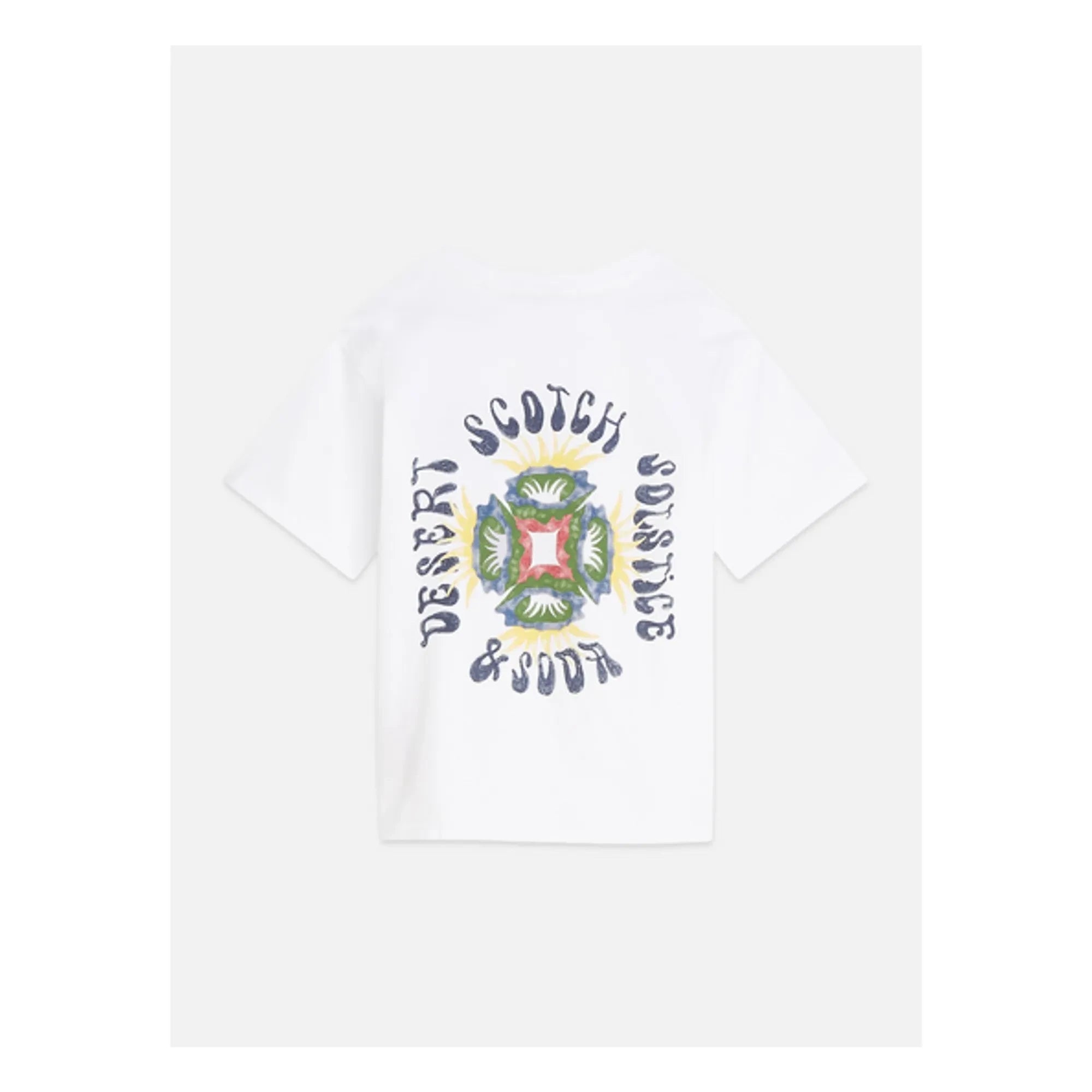 Scotch & Soda - Camiseta con estampado de logotipo | Blanco