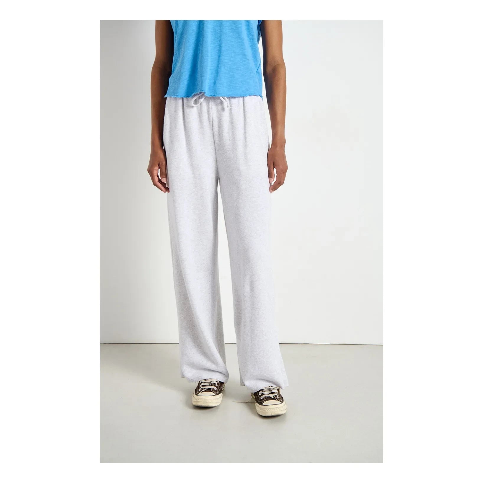 American Vintage - Atubay Pamuk Jogger Pantalón | Azul hielo