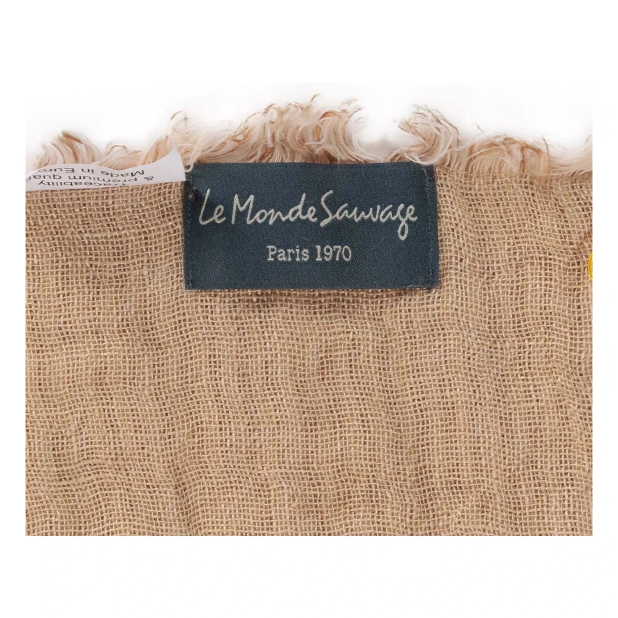 Le Monde Sauvage - Manta de lino Okapi | Amarillo