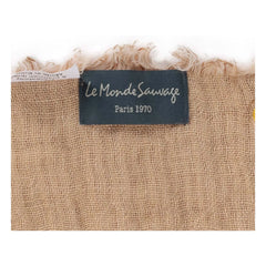 Le Monde Sauvage - Manta de lino Okapi | Amarillo