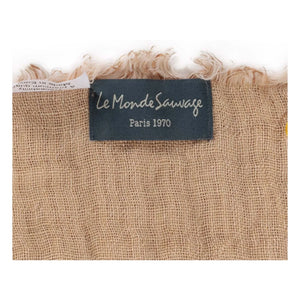 Le Monde Sauvage - Manta de lino Okapi | Amarillo