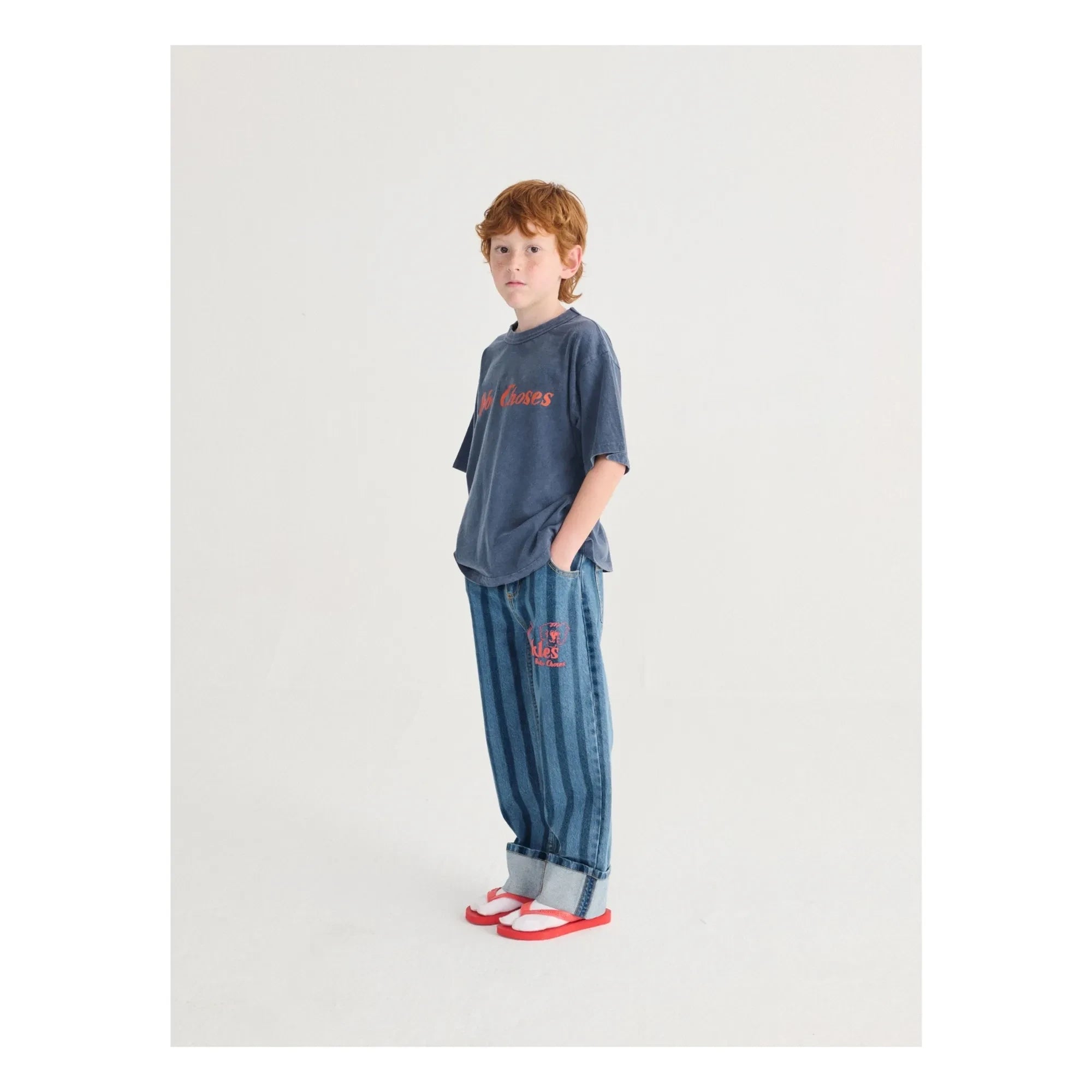 Bobo Choses - Bobo Choses Camiseta de Algodón Orgánico | Azul Marino