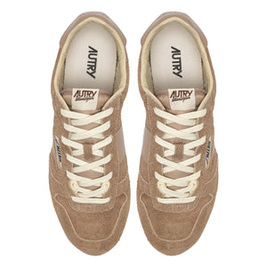 Autry - Zapatillas deportivas bajas de ante y piel Windspin | Marrón claro