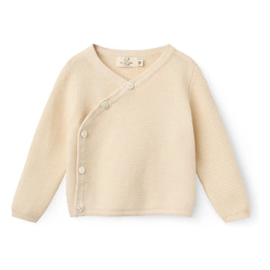 Copenhague Colors - Cárdigan cruzado de algodón orgánico | Crema