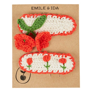 Emile et Ida - Pinza de pelo Lale | Rojo