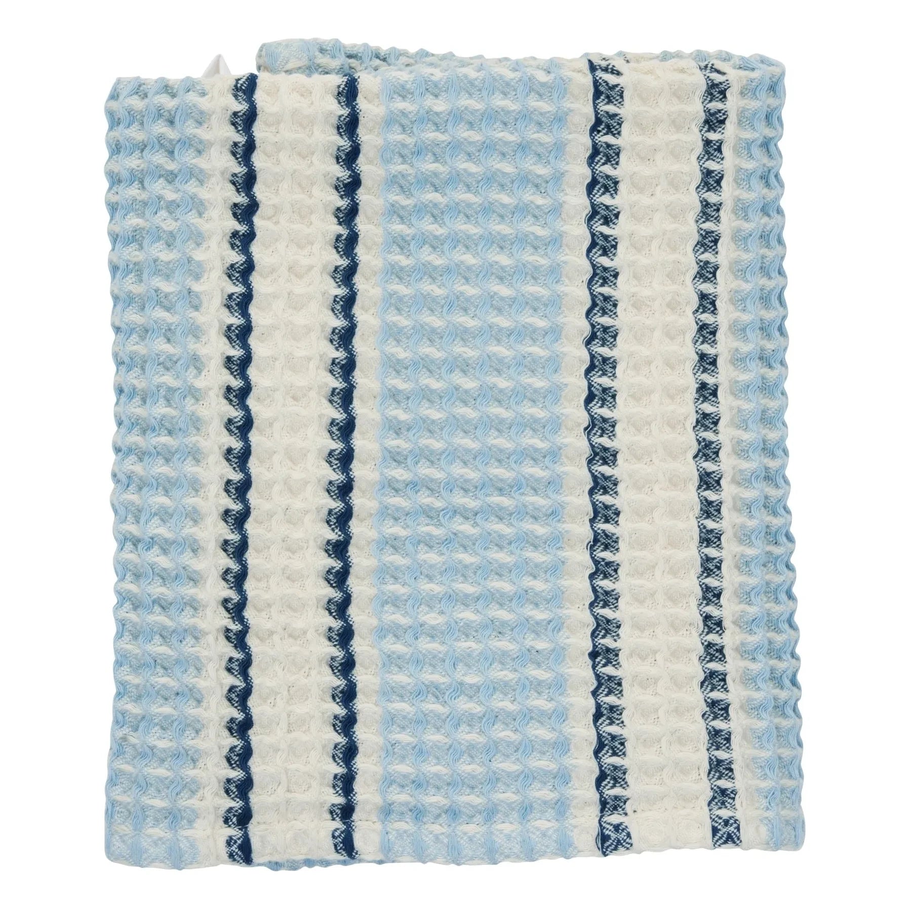 Madam Stoltz - Toalla de invitados panal | Azul