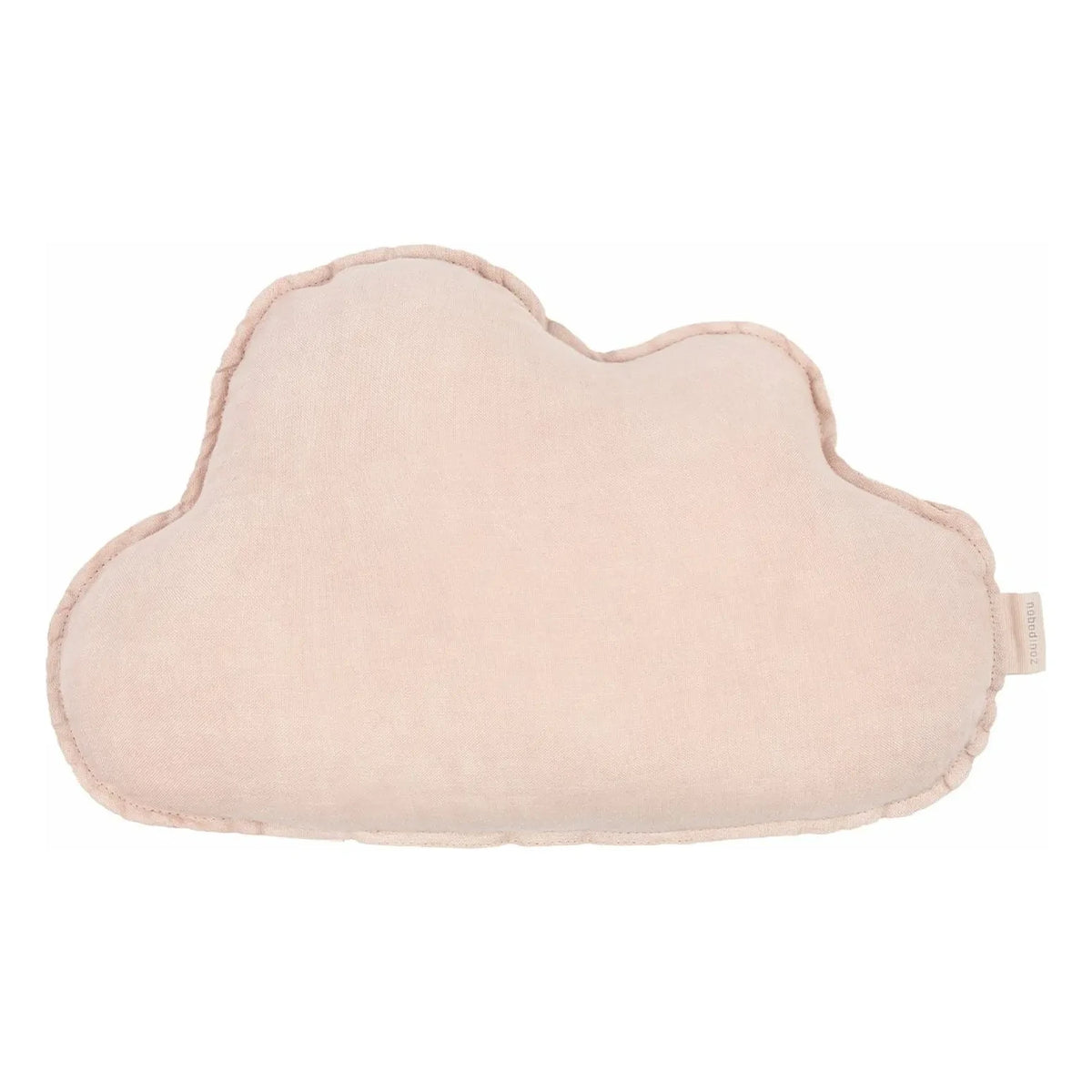 Nobodinoz - Cojín Nube - Lino francés | Rosa empolvado