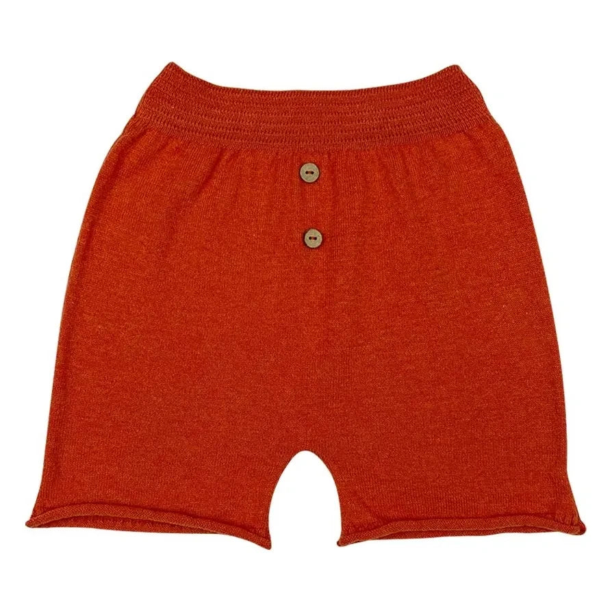 Bayiri - Pantalones cortos Explorer de algodón orgánico | Rojo