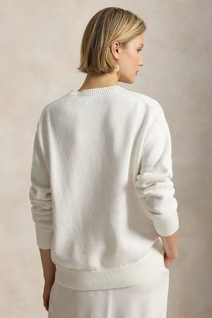 Sudadera de algodón Wimbledon para mujer de Polo Ralph Lauren