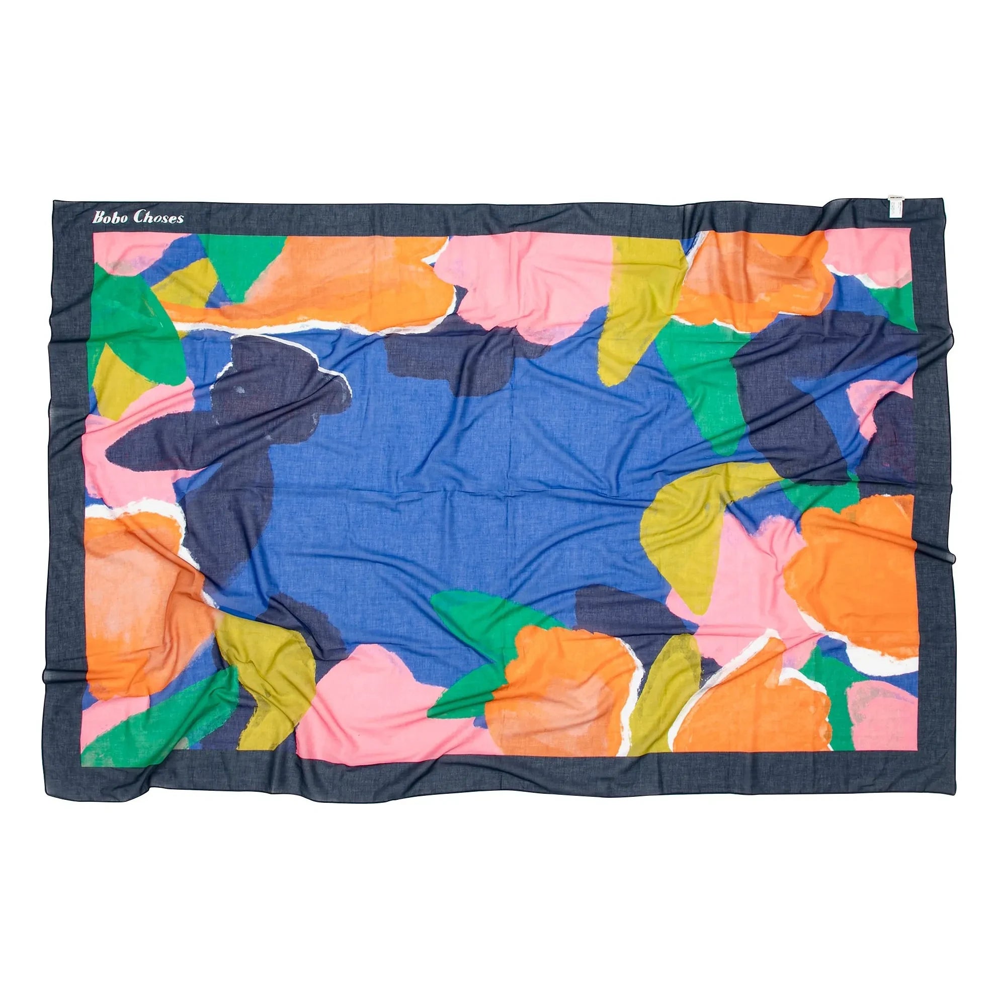 Bobo Choses - Sarong de Algodón Reciclado Blooming Color | Azul