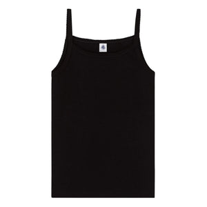 Petit Bateau - Camiseta sin mangas de algodón orgánico Cocotte | Negro
