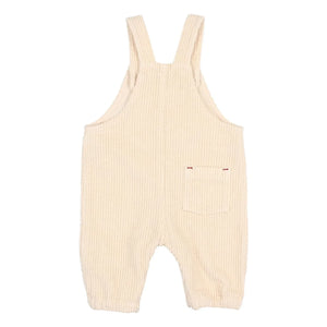 Búho - Mono con Detalle de Bolsillo de Terciopelo | Beige