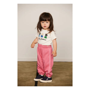 Mini Rodini - Camiseta animal de algodón orgánico | Blanco