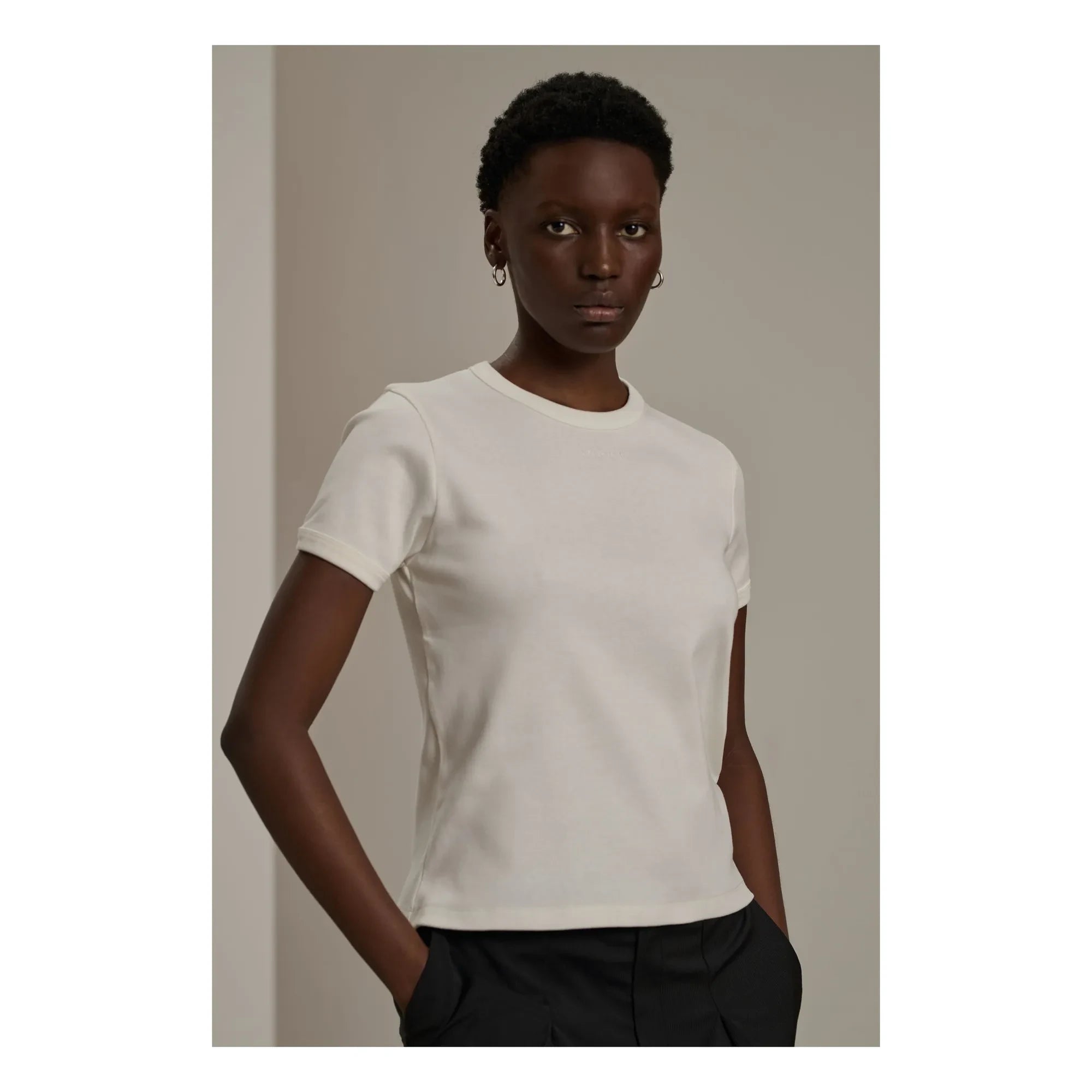 Soeur - Camiseta de algodón orgánico Aristide | Blanco