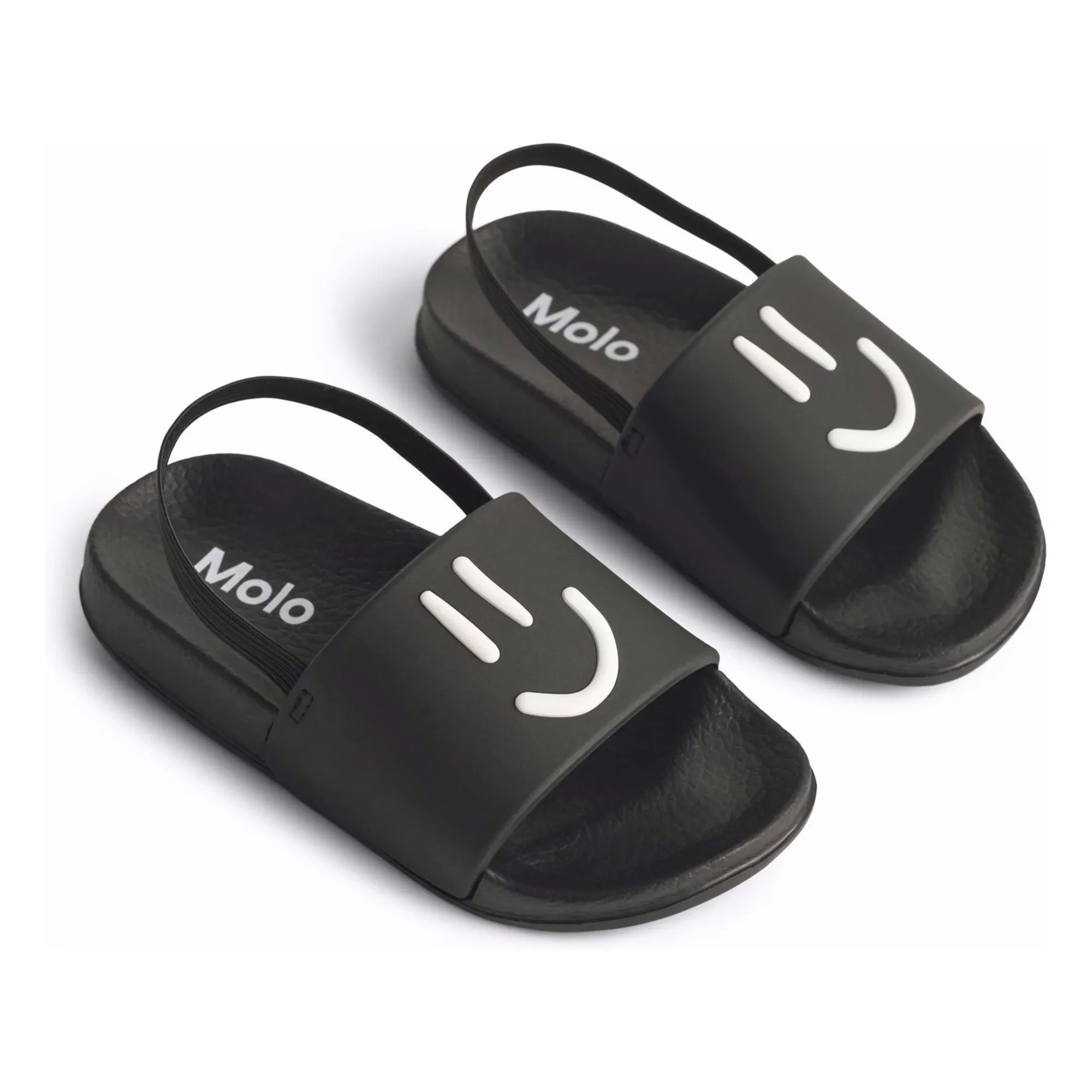 Molo - Sandalias de playa Zhappy Smile | Negro