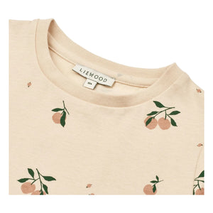 Liewood - Camiseta de algodón orgánico Apia melocotón | Crudo