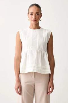 Blusa de algodón para mujer Weekend Max Mara WKDVALLO