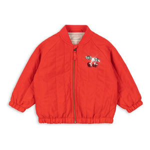 Konges Sløjd - Chaqueta acolchada de lentejuelas Mon Chéri | Rojo
