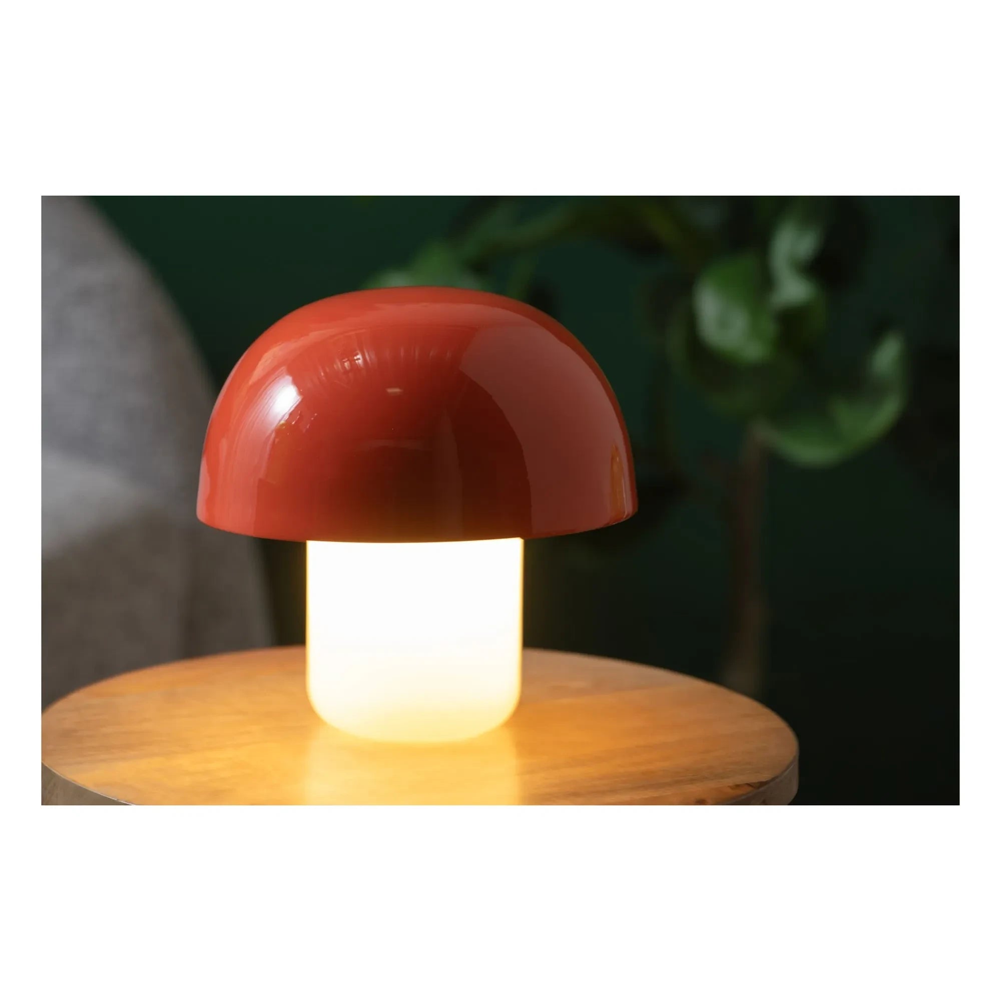 Present Time - Mini Mushroom Lámpara Nueva | Naranja Neón