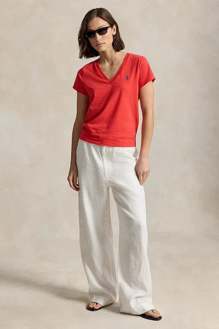 Camiseta básica de algodón Polo Ralph Lauren para mujer