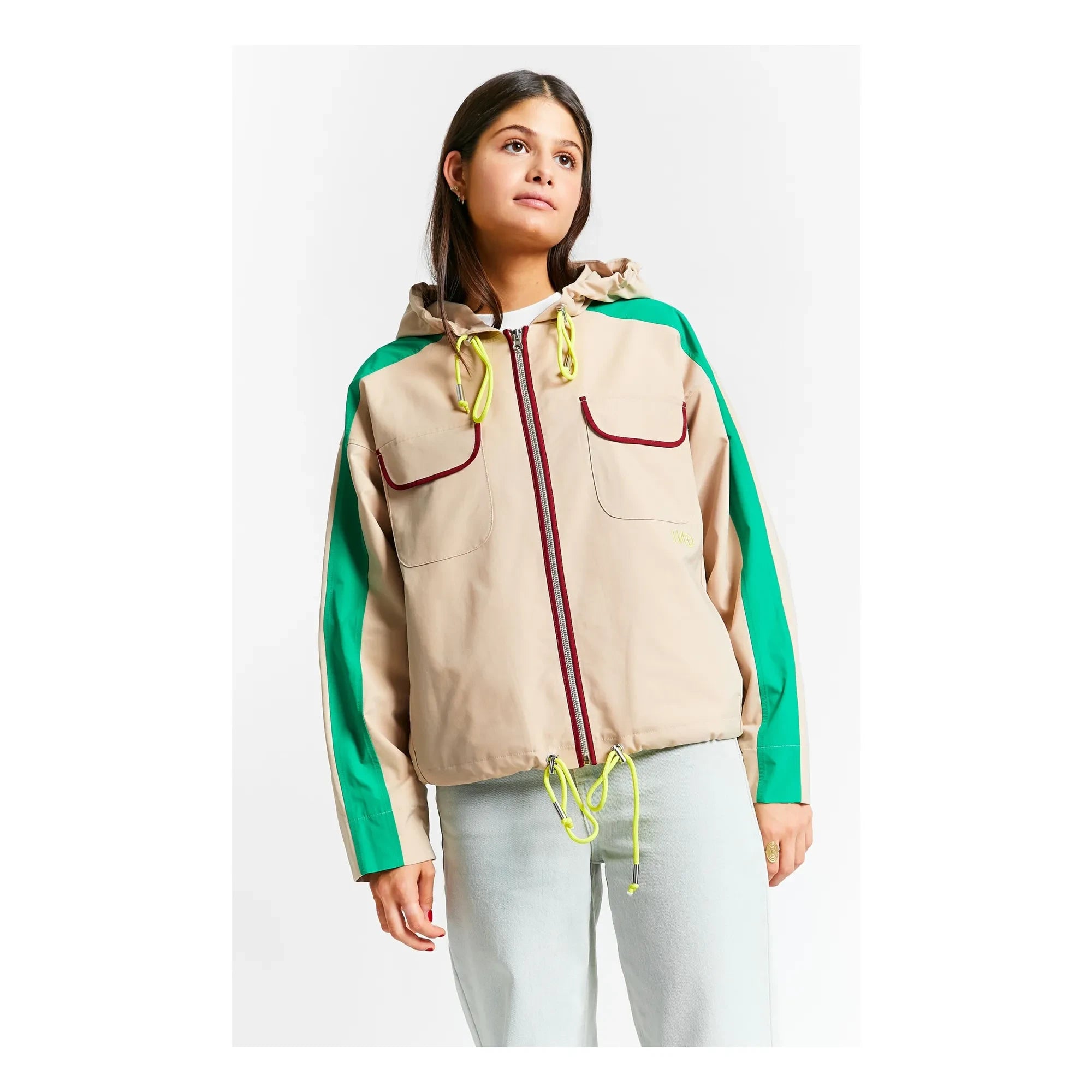 Indee - Chaqueta Colorblock Sunny | Natural