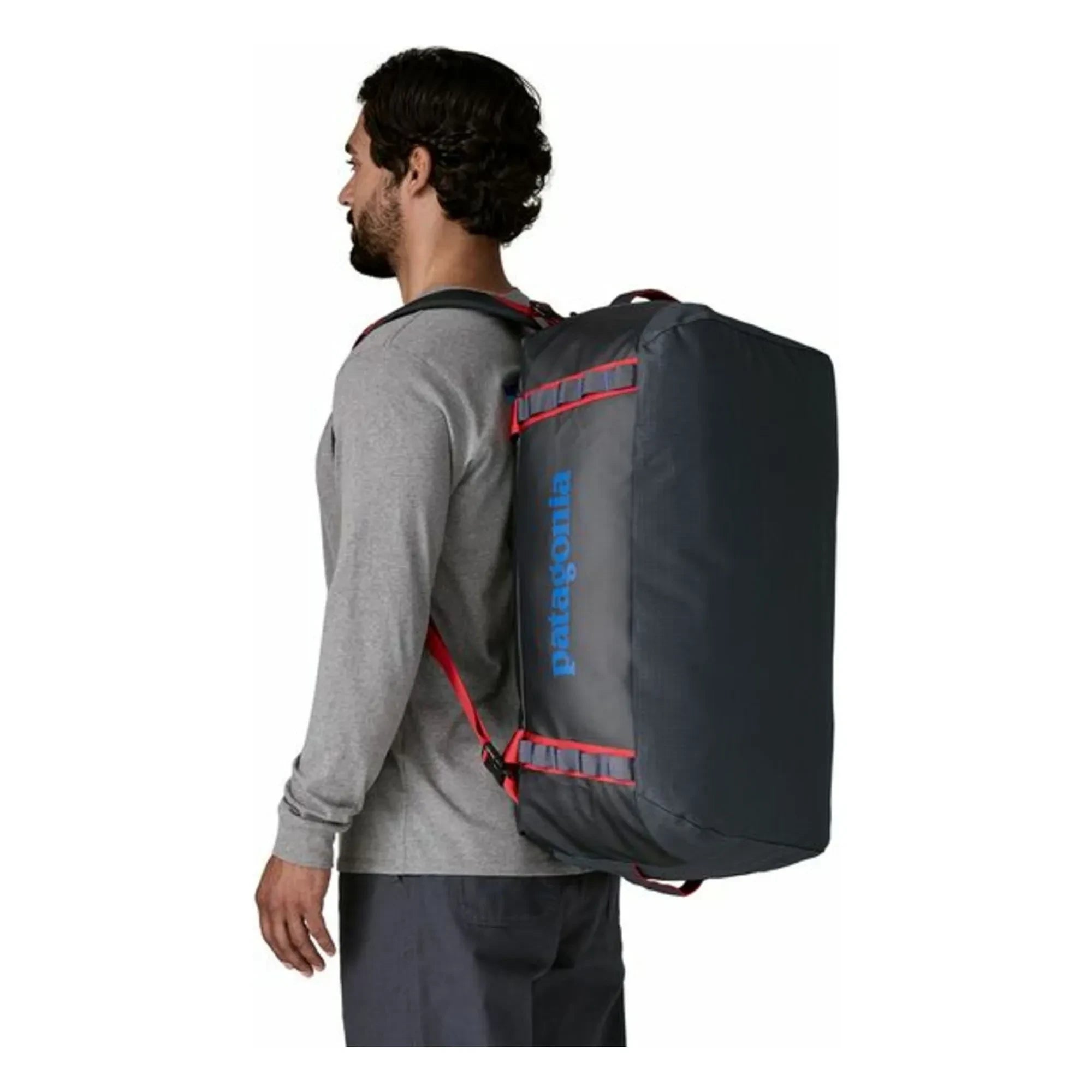 Patagonia - Mochila de fibra reciclada Black Hole Duffel 55L | Azul marino