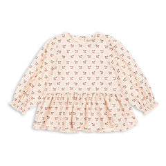 Konges Sløjd - Blusa Cianna Cerises de Algodón Orgánico | Rosa Claro