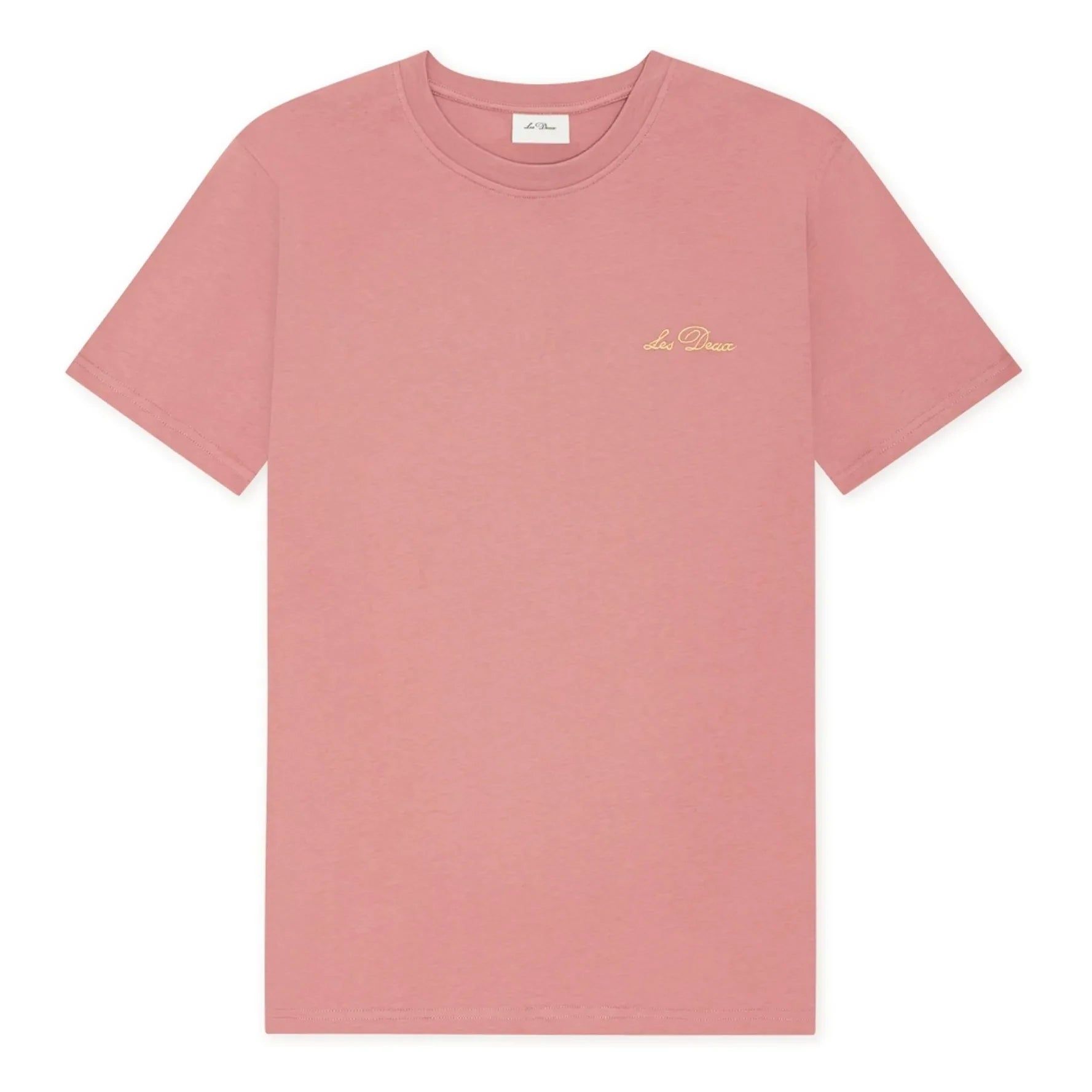Les Deux - Camiseta de algodón Wildflower | Rosa jaspeado