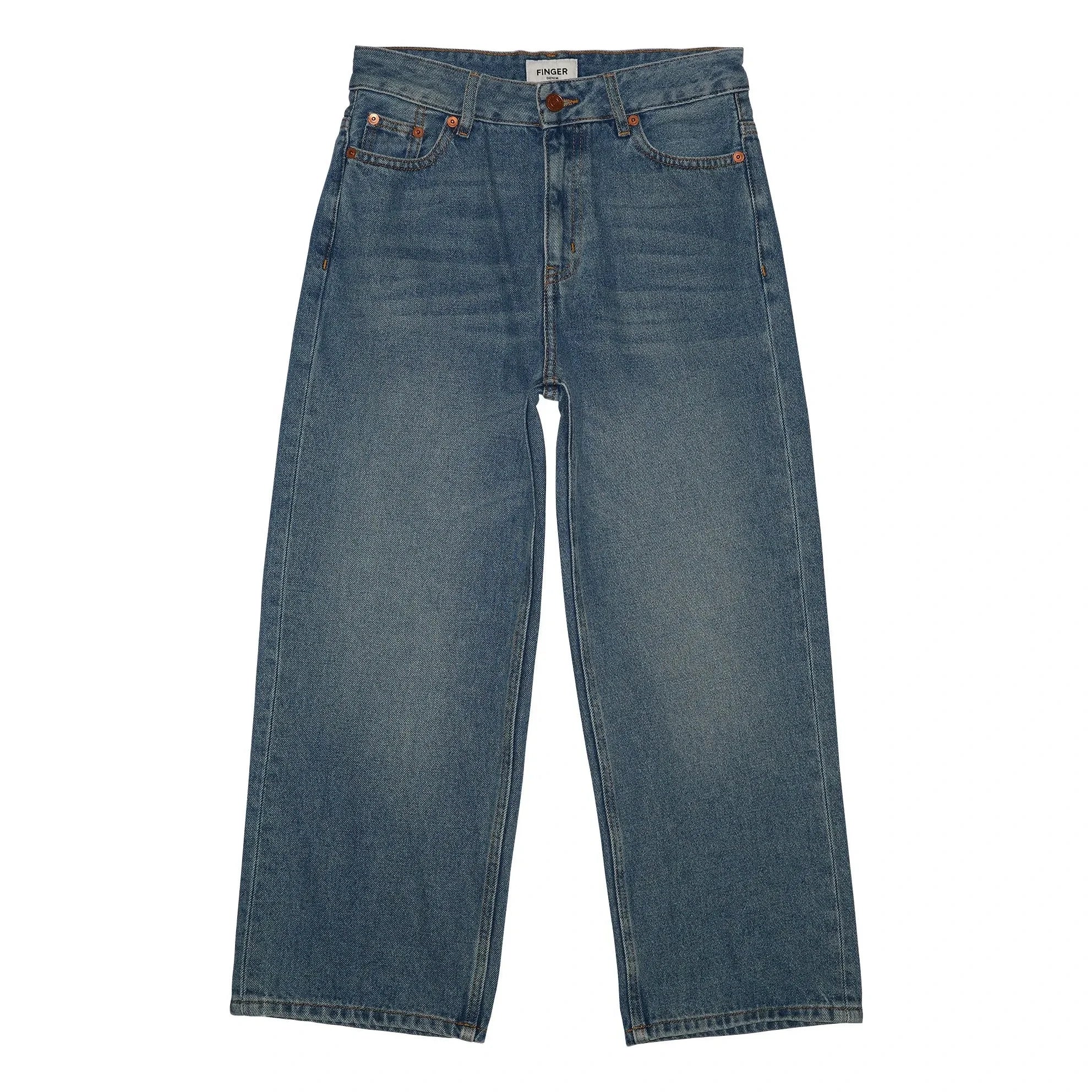 Finger in the nose - Jean Large Rodeo | Azul denim