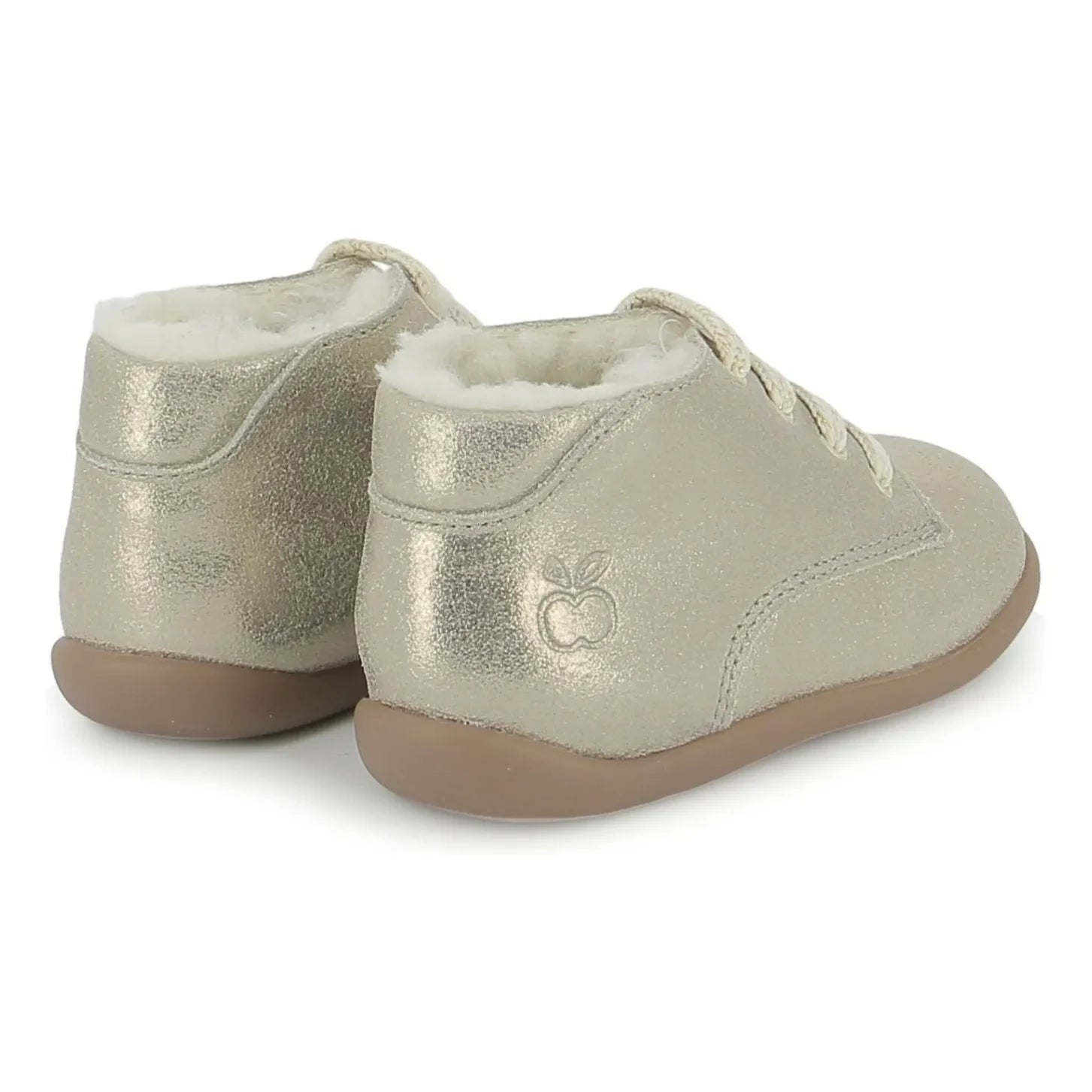 Pom d'Api - Botines Stand Up Derby Pelo | Oro