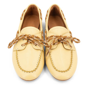 Toral - Zapatos náuticos de piel Kimana | Amarillo