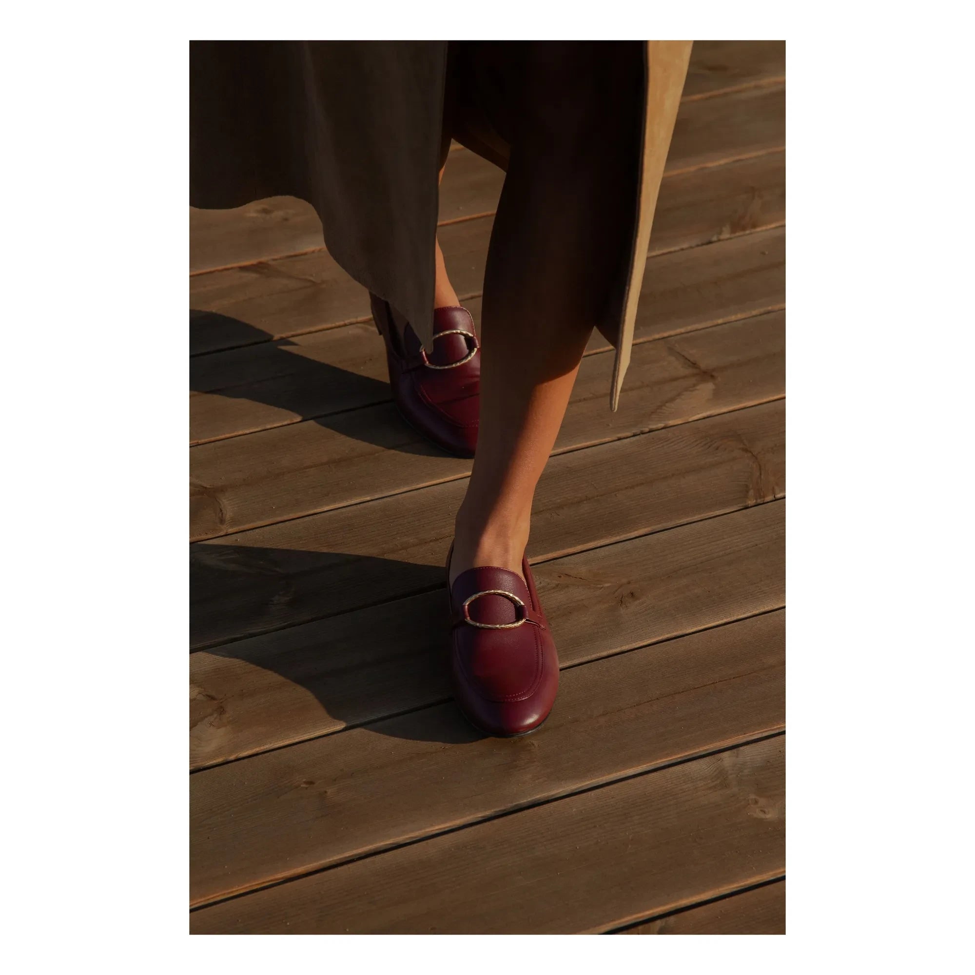 Lachoix - Mocasín Tomboy Chic | Burdeos