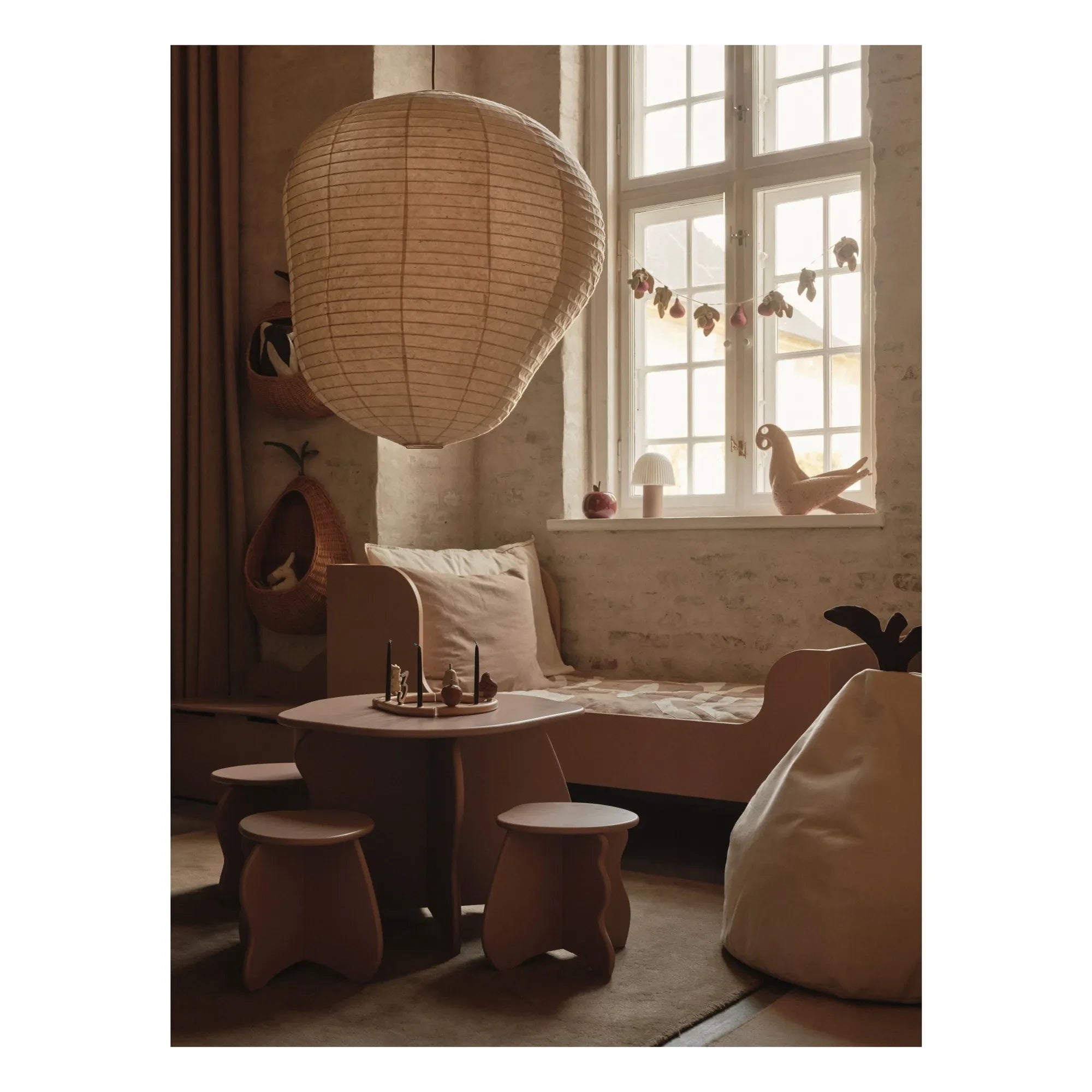 Ferm Living Kids - Tabure Slope rosa