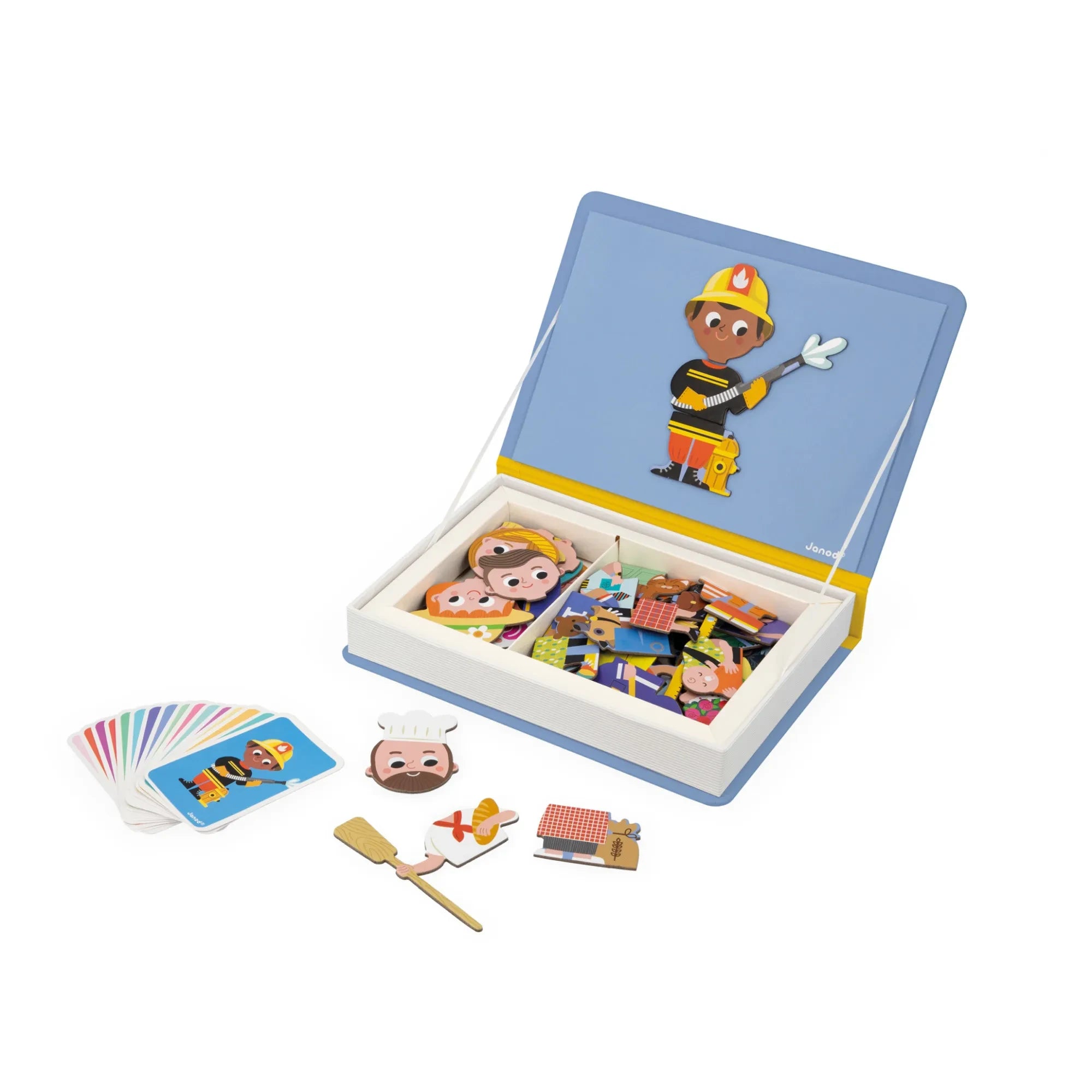 Janod - Magneti'Book Juego - Profesiones