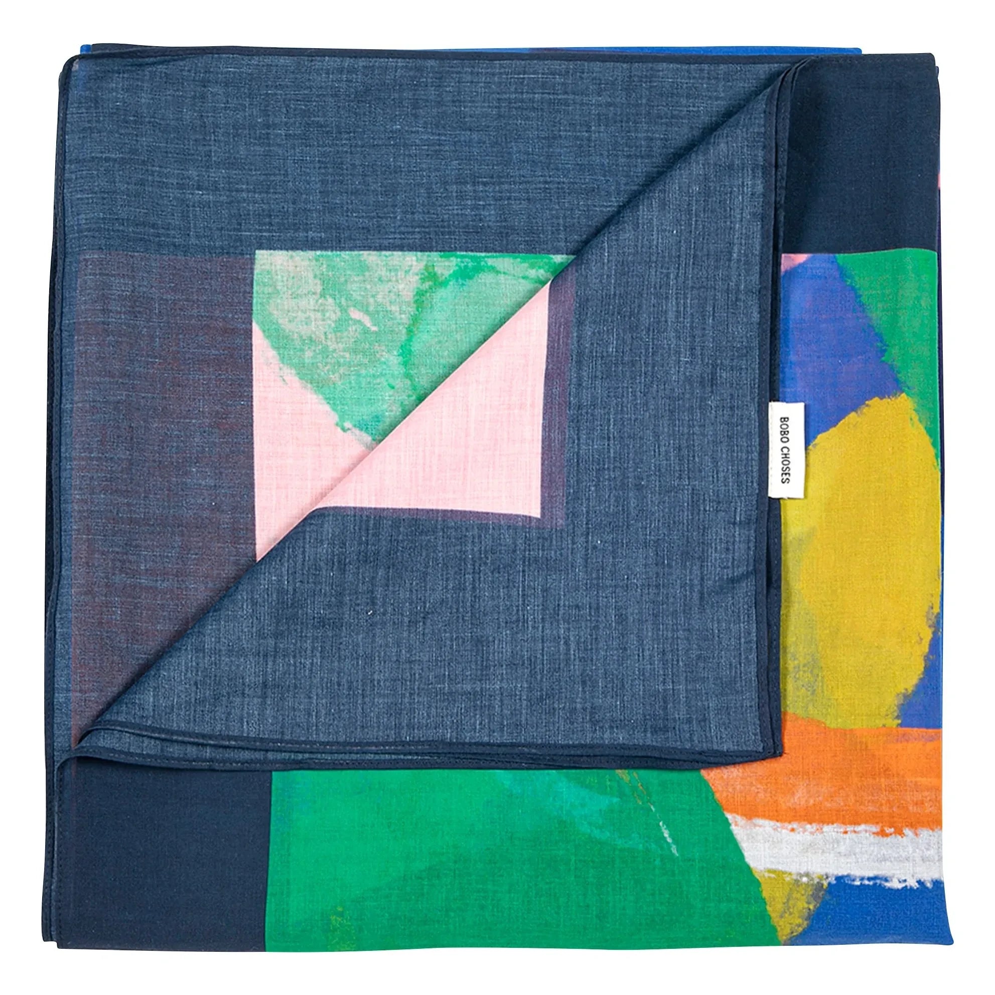 Bobo Choses - Sarong de Algodón Reciclado Blooming Color | Azul