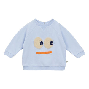 Arsène et Les Pipelettes - Sudadera de algodón orgánico Gaetano | Azul