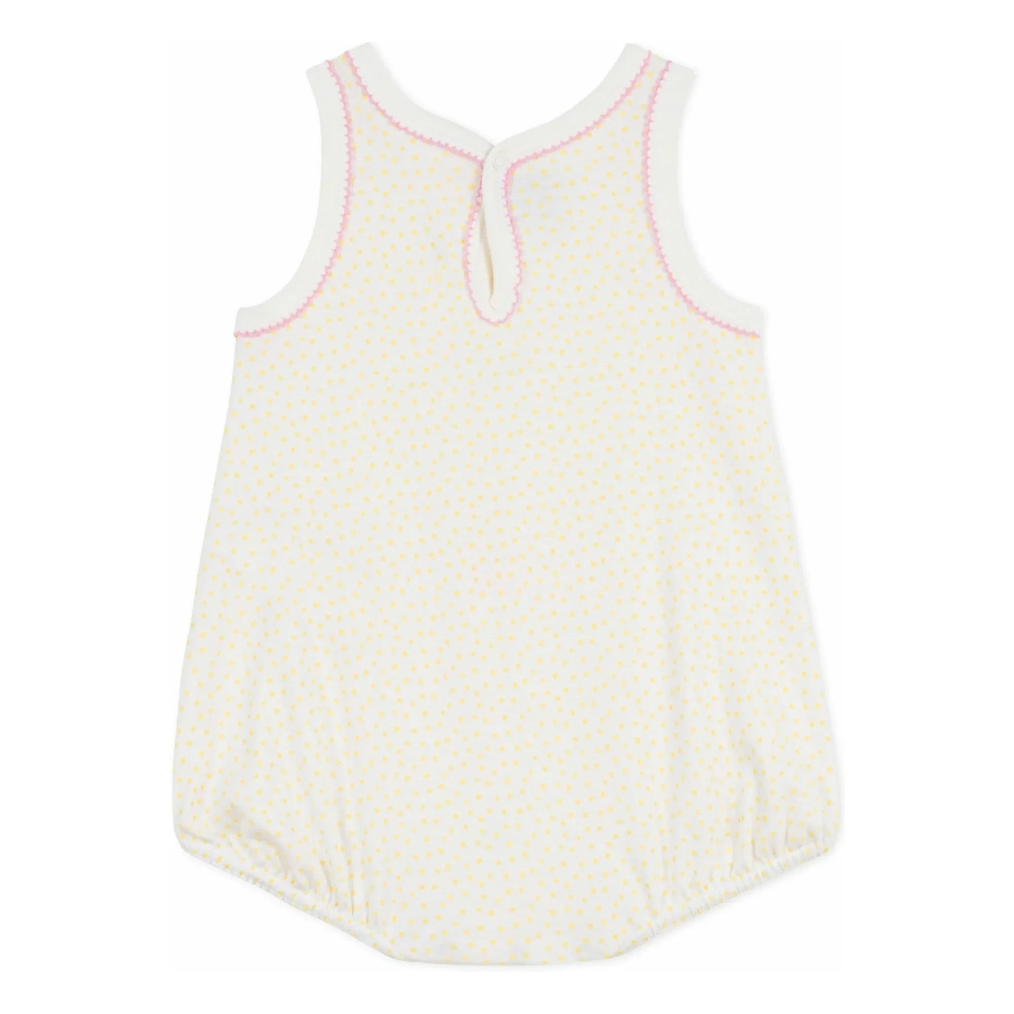 Petit Bateau - Pijama de lunares | Blanco