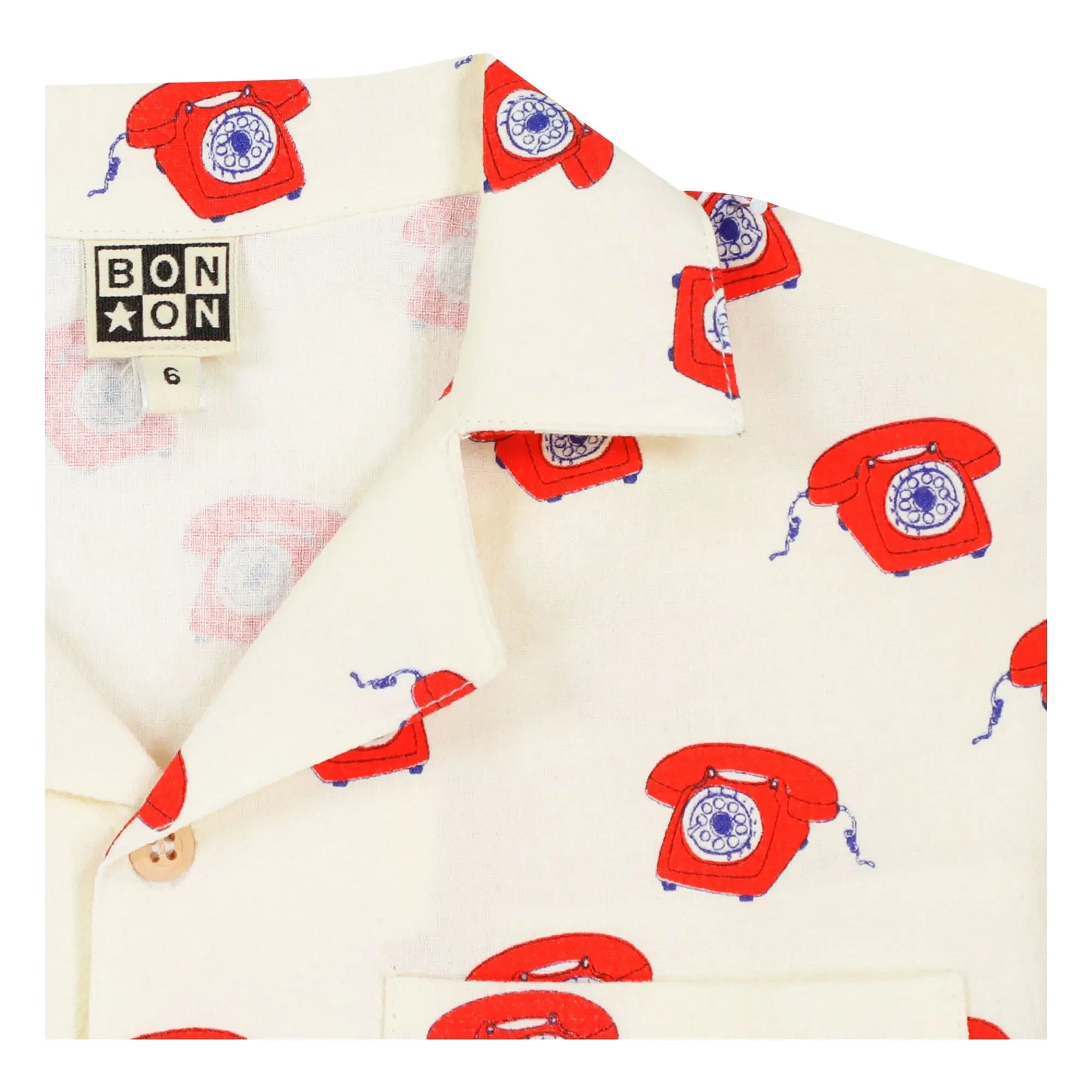 Bonton - Camiseta con estampado "Las Vegas Phones" | Crudo