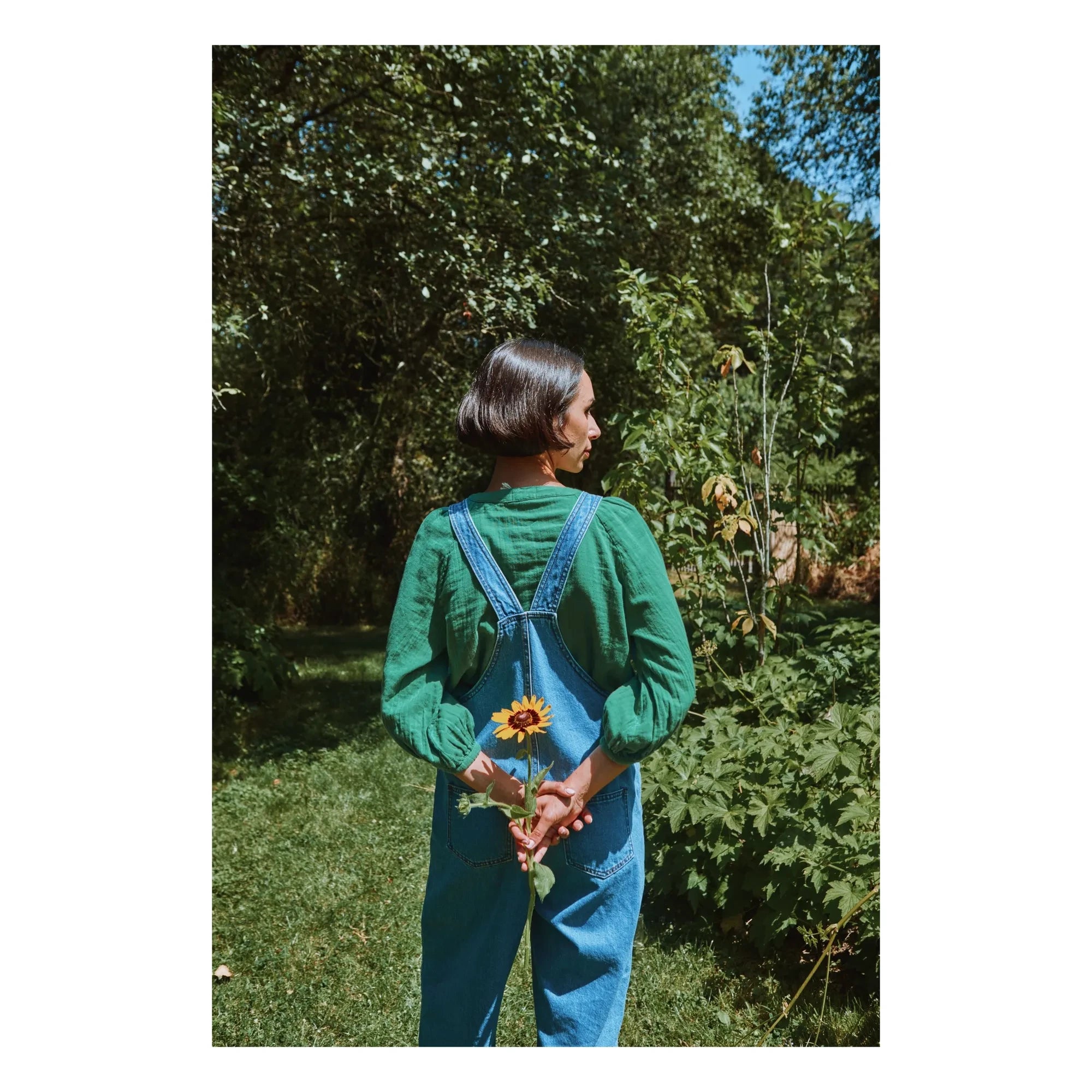 Poudre Organic - Blusa Prímula de Noche | Verde Bosque