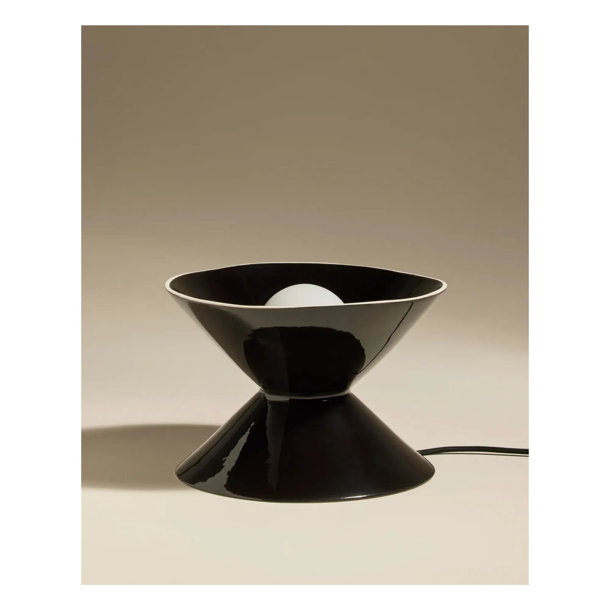 Maison Sarah Lavoine - Lámpara de mesa Sablier | Negro