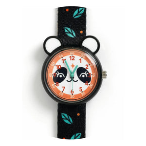 Djeco - TICLOCK - Reloj Panda | Negro