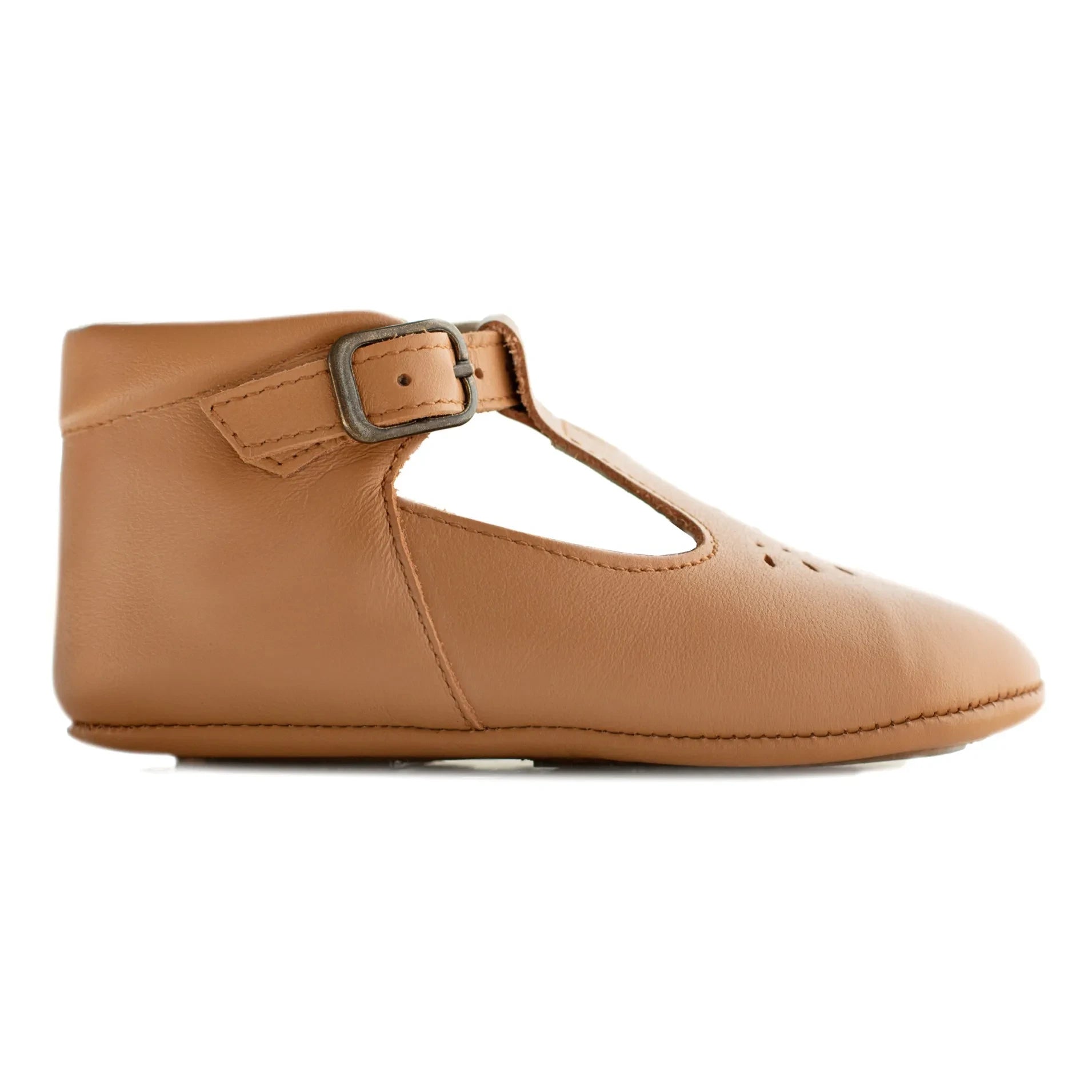 Poppée - Botines T-Strap Minimilton | Cognac