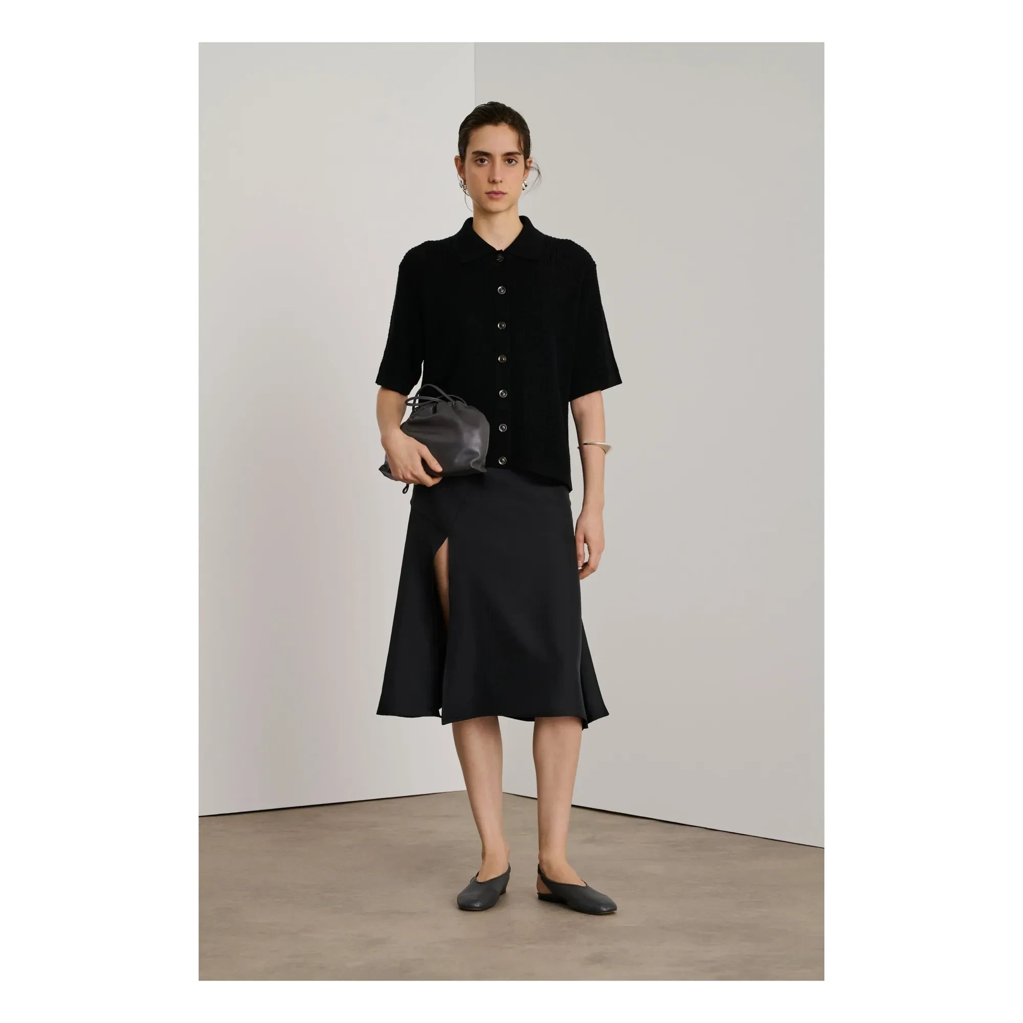 Soeur - Bolso de cuero Suzette | Gris carbón