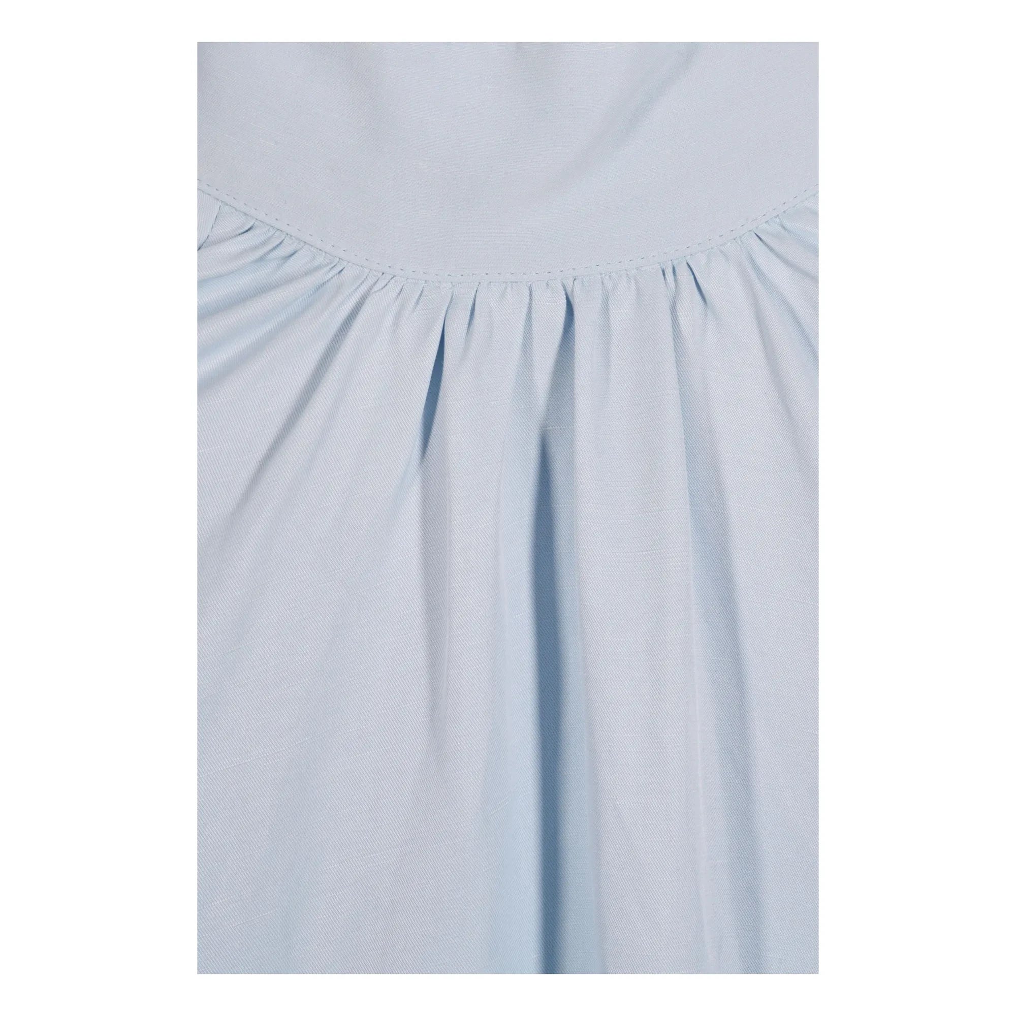 Maria de la Orden - Blusa de fibra reciclada Bosco | Azul claro