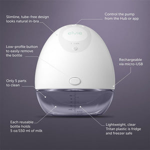 Elvie Double Pump-Breast Pumps- | Natural Baby Shower