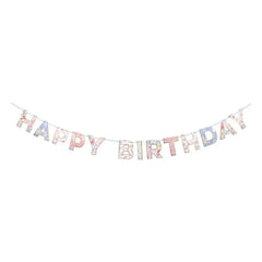 Meri Meri - Guirnalda de cumpleaños Jardín Inglés