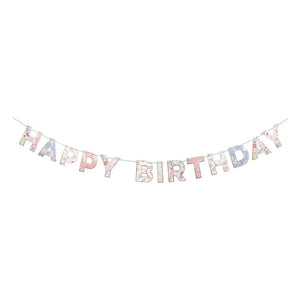 Meri Meri - Guirnalda de cumpleaños Jardín Inglés