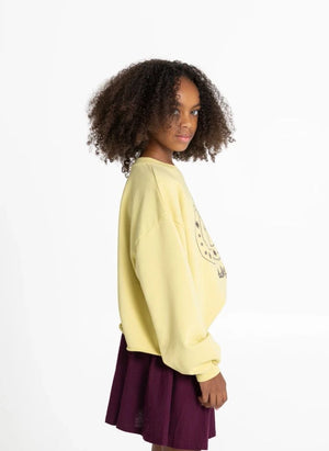 Hundred Pieces - Belmont Lucky Sudadera de algodón orgánico | Amarillo claro