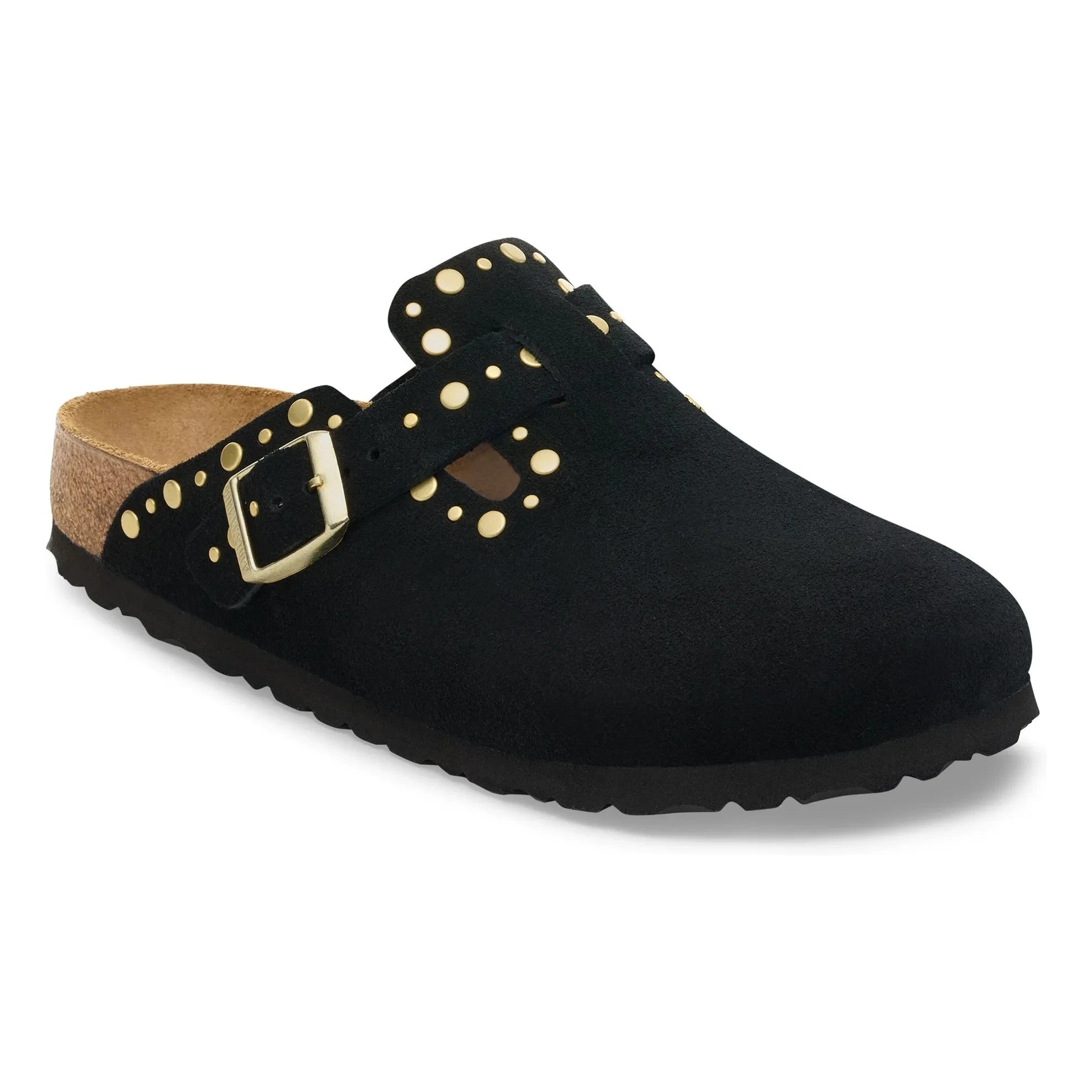 BIRKENSTOCK - Zuecos Boston Rivet Suecia | Negro
