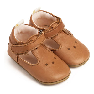 Lazare - Pantuflas de rayas César Etoiles | Color camel